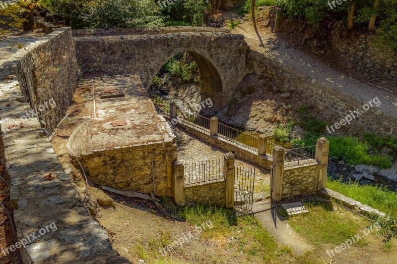 Bridge Venetian Stone Architecture Old