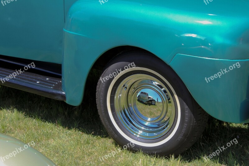 Car Wheel Old Automobile Vehicle