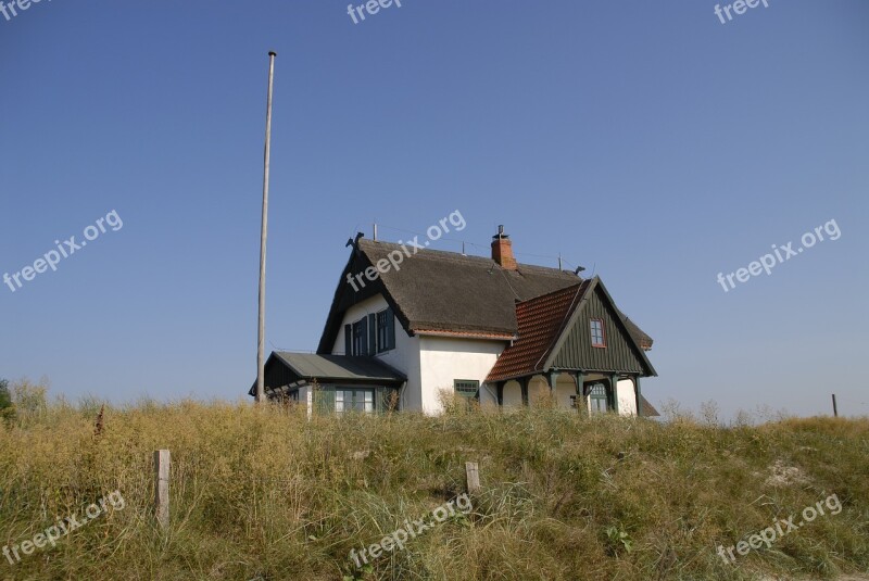 Baltic Sea Beach House Landscape Coast Wood