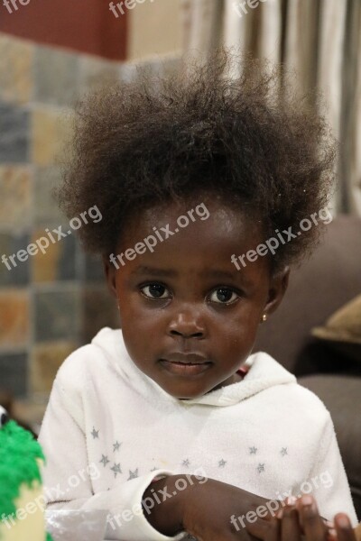 Baby Girl Black Child African Kid Daughter