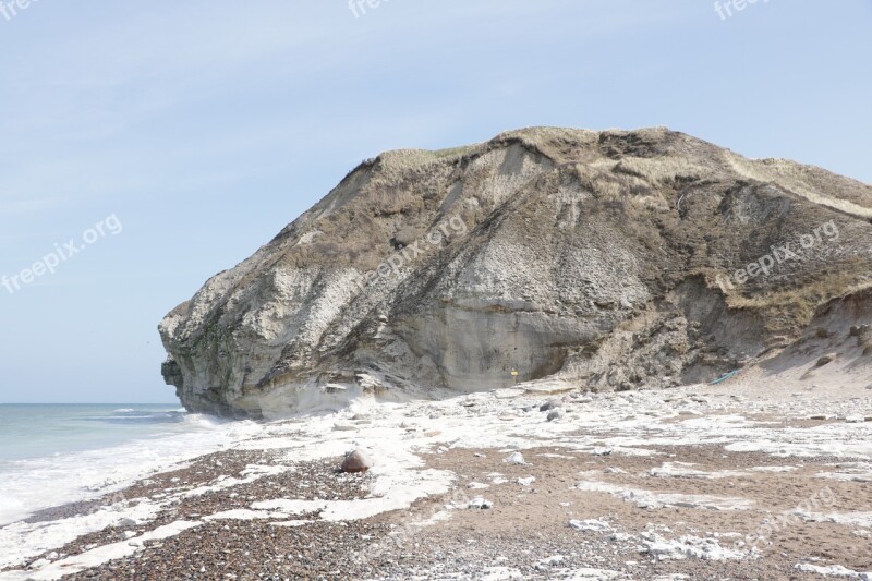 Bulbjerg The North Sea Coastal Denmark Landscape