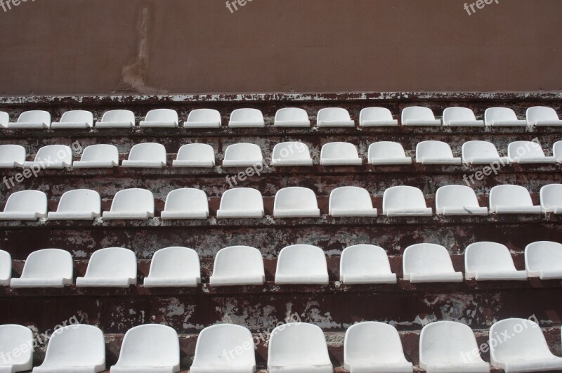 Stadium Tribune Viewers Chairs Plastic