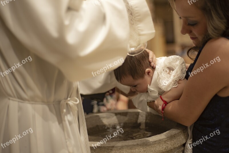 Christening Sacramento Church Religion Free Photos