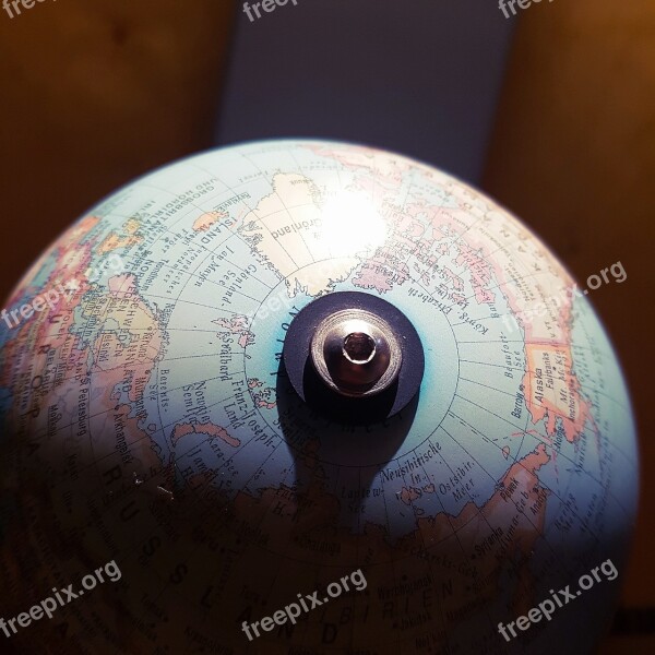 Earth Concrete Globe World Map