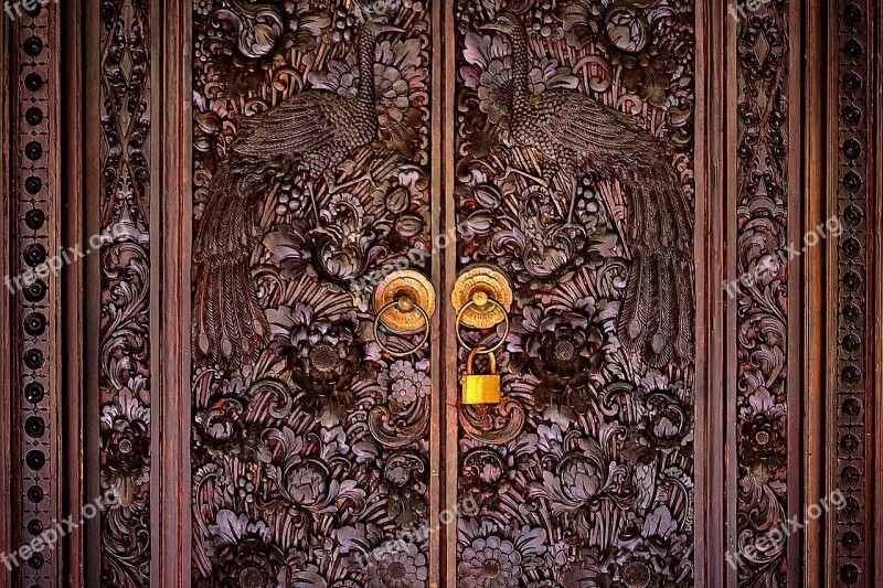 Door Wood Wooden Old Indonesia