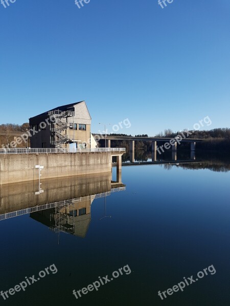 Dam Wupper-dam Wuppertal Barrier Wupper Reservoir