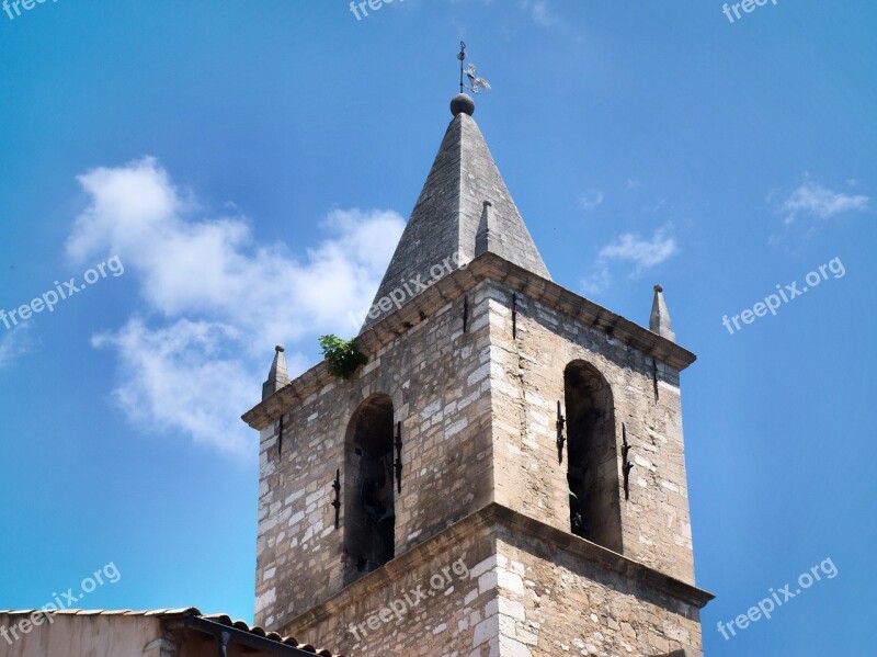 Belltower Steeple Eglise Church Architecture