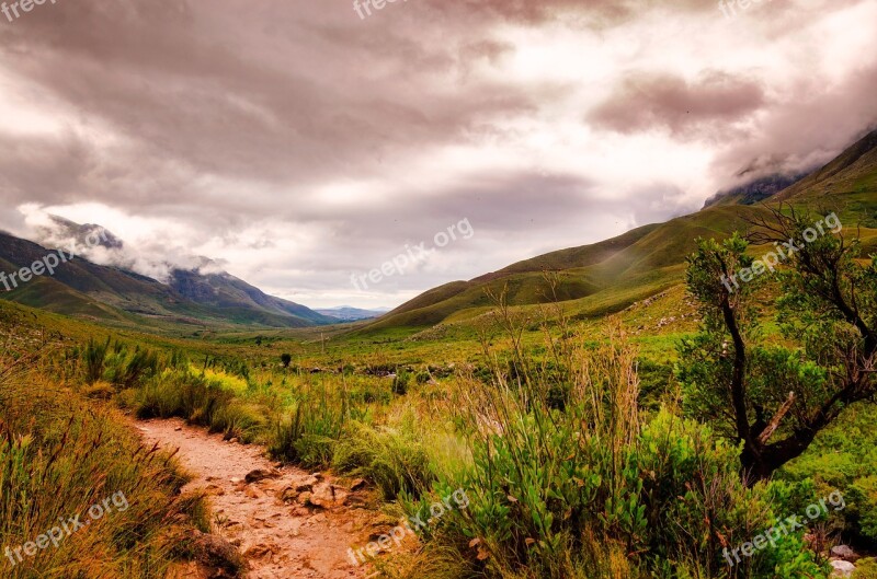 Mountains Hiking Sky Nature Landscape