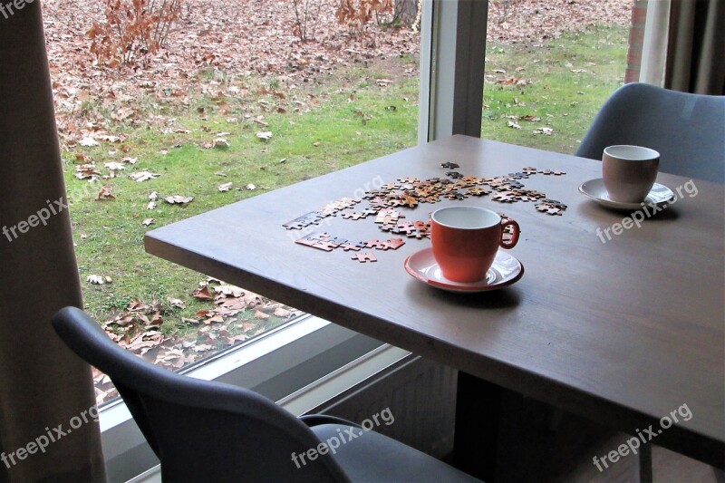 Puzzling Together Coffee Tea Cups