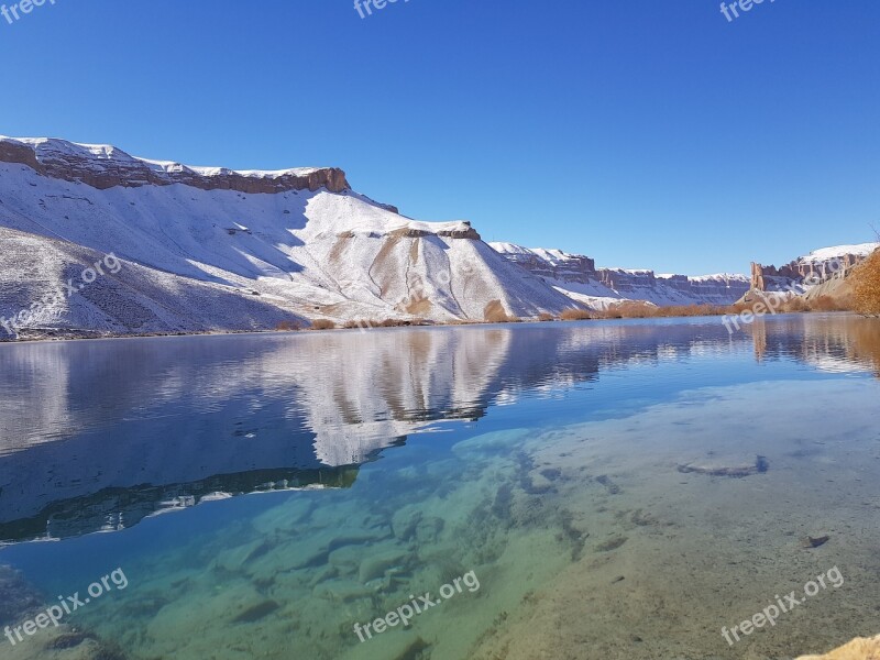 Clear Water Mountain Snow Free Photos