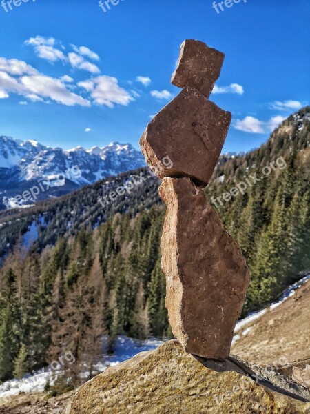 Stones Mountain Dolomites Nature Stone