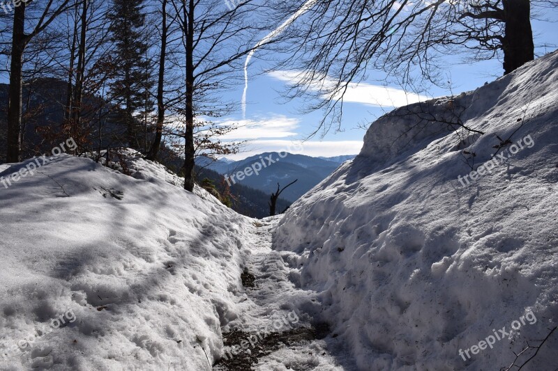 Mountain Summit Mountains Landscape Alpine