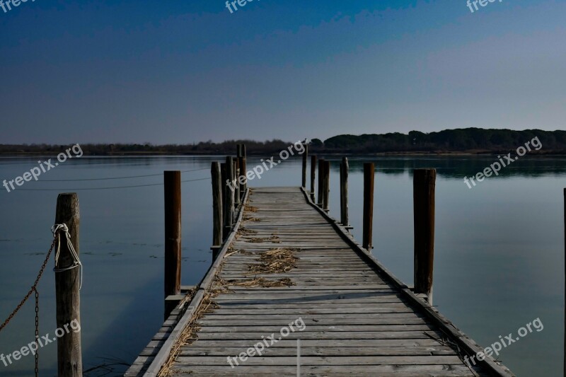 Jetty Relaxation Water Nature Landscape