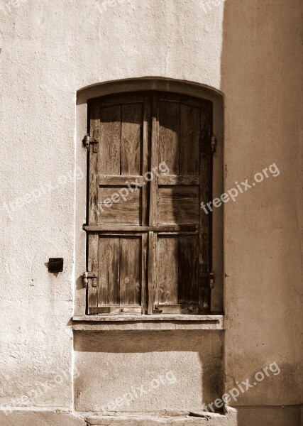 Old Window Architecture Abandoned Mystery