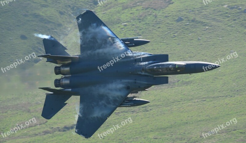 Plane Low Level Mach Loop Hills Training