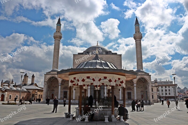 Mosque Konya Selimiye Maulana Square