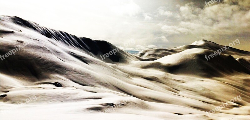 Snow Landscape Snow Alpine Switzerland Winter Dream