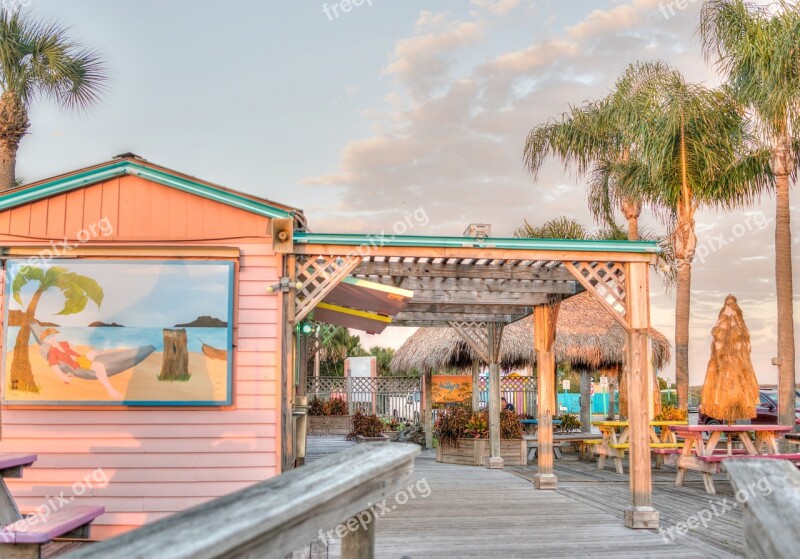 Beach Florida Restaurant Snack Bar Caribbean