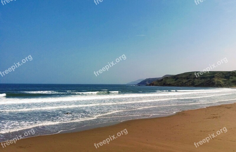 Beach Coast Seaside Sand Sea