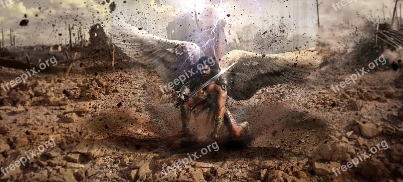 Arcangel Angel Warrior World War