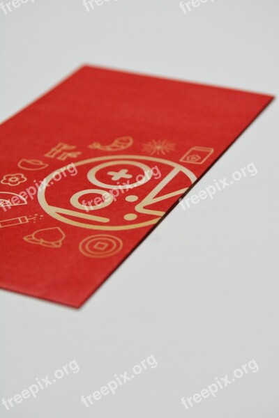 Red New Year Chinese New Year Red Envelope Free Photos