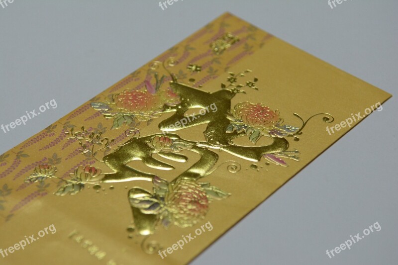 Red New Year Chinese New Year Red Envelope Free Photos