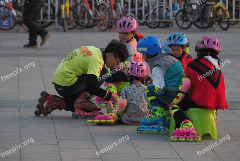 Xiamen China Children Rollerblading Inline Skating