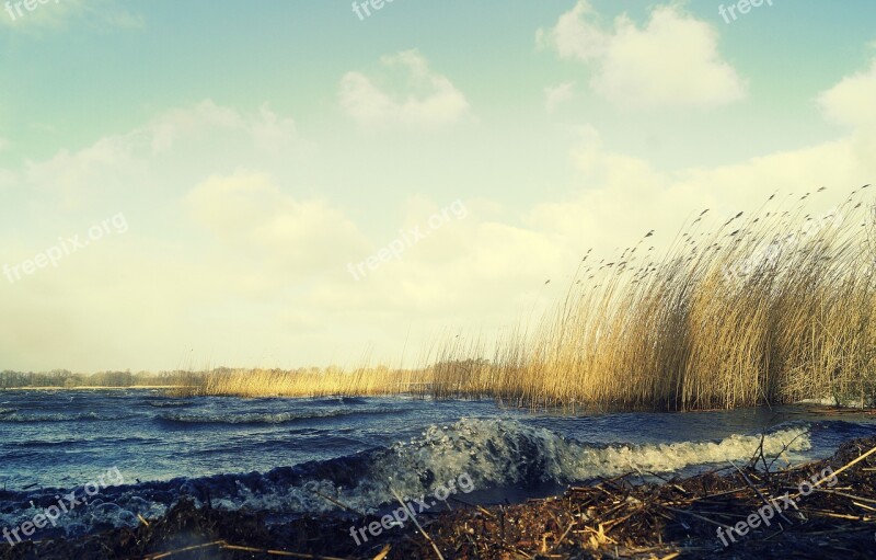 Wave Wind Forward Inject Water