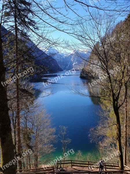 Königssee Lake Berchtesgaden Schönau Am Königssee Schönau