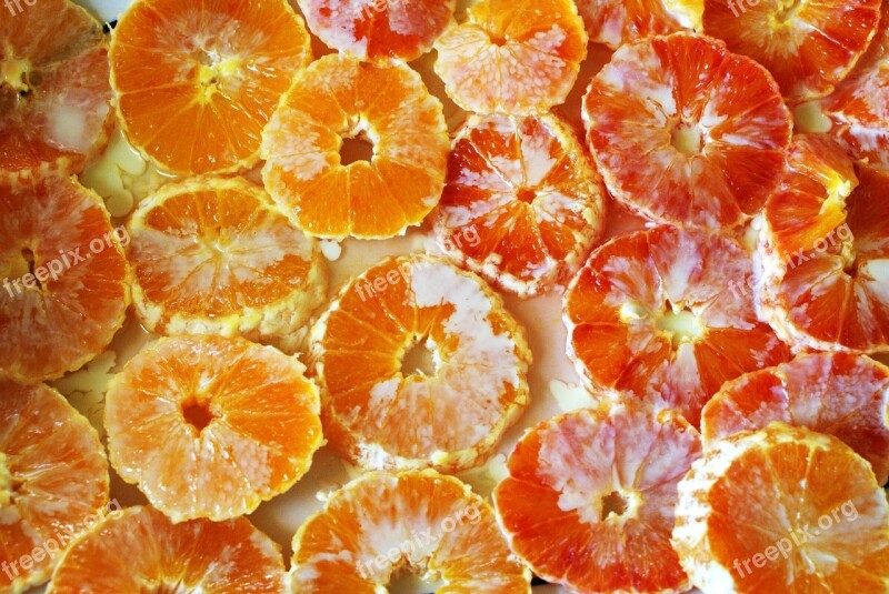 Oranges Caramelized Sicily Italy Sweets