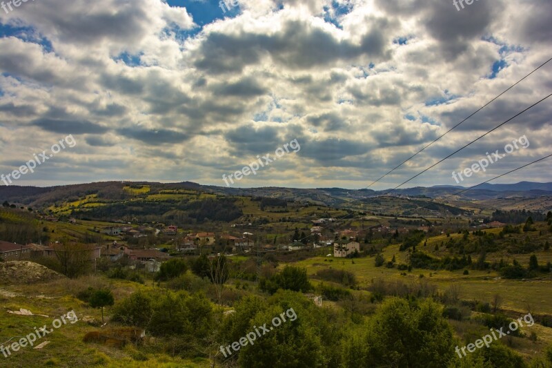 Village Rural Sheep Farm Agriculture