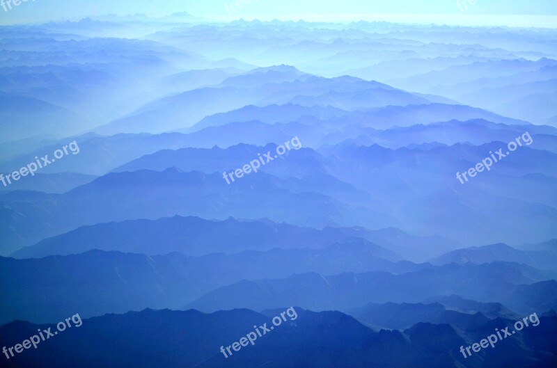 Blue Mountains Landscape Mountain Nature