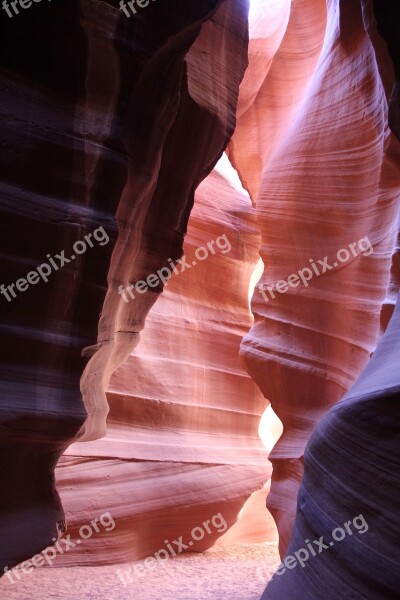 Usa Arizona Canyon Gorge Cliff