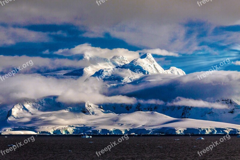 Continent Antarctica Iceberg Hurtigruten Travel