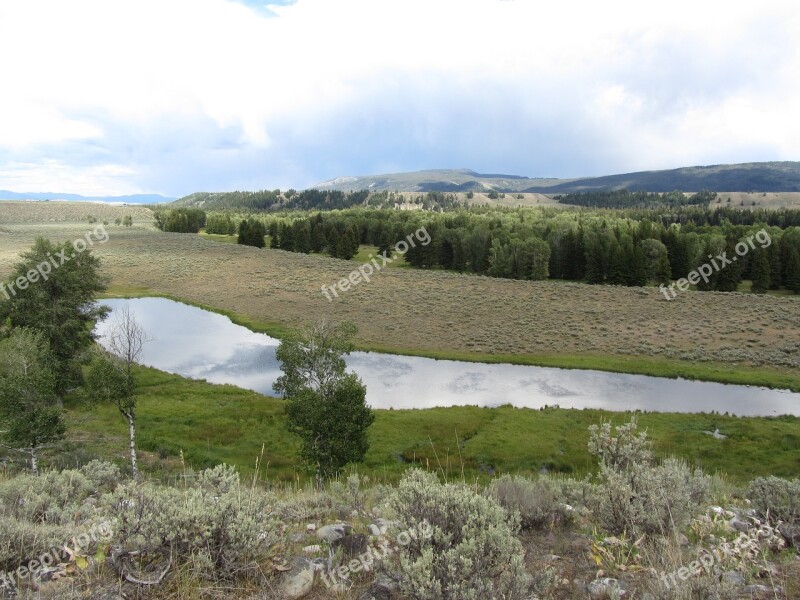 River Landscape Valley Nature Free Photos