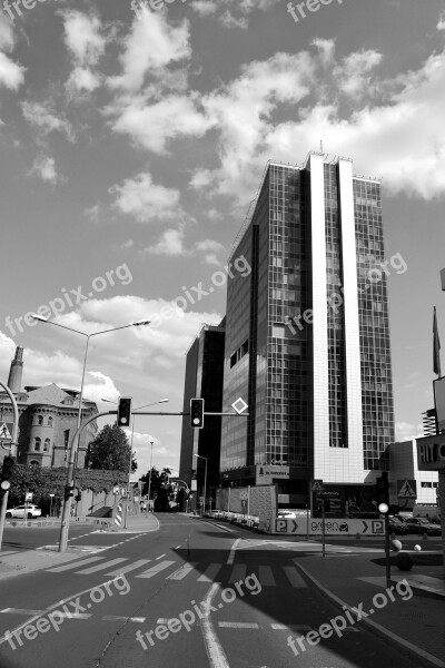 City Street Architecture Building View