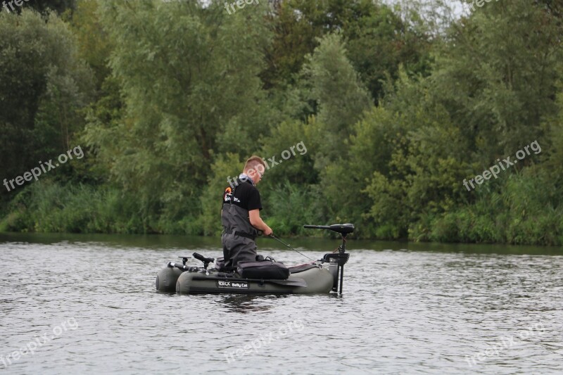 Belly Boat Angler Tideritter Fishing Fish