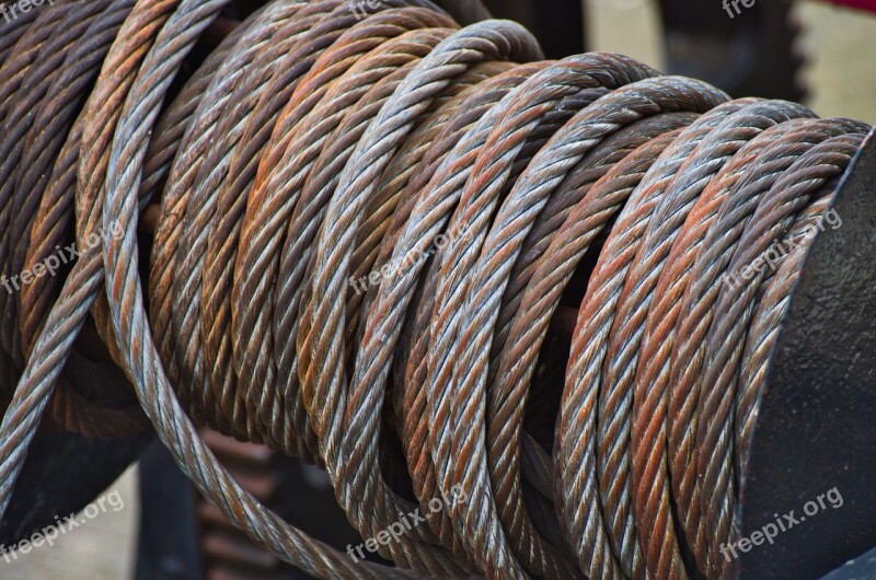 Steel Cable Winch Rope Ship Cable