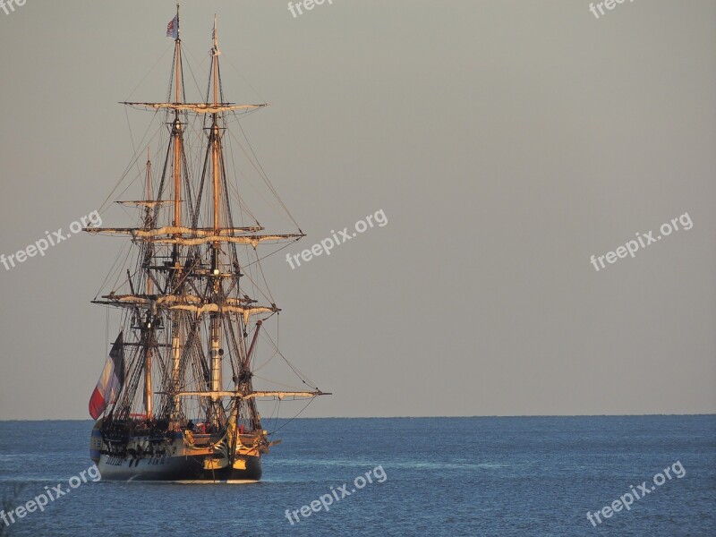 Ship Sailboat Boat Candle Navy