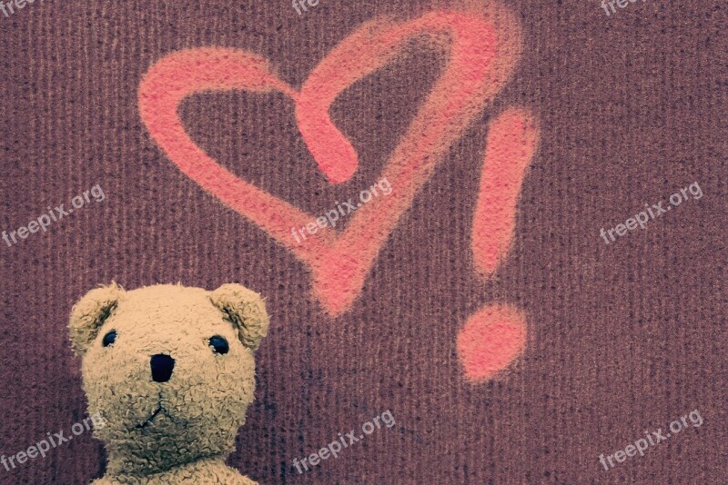 Teddy Teddy Bear Heart Love Bear