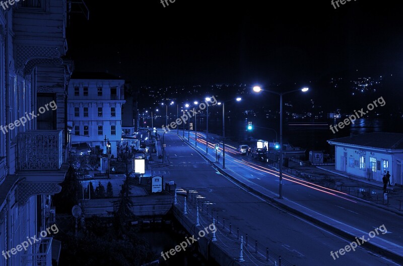 City Traffic Lights Motion Movement