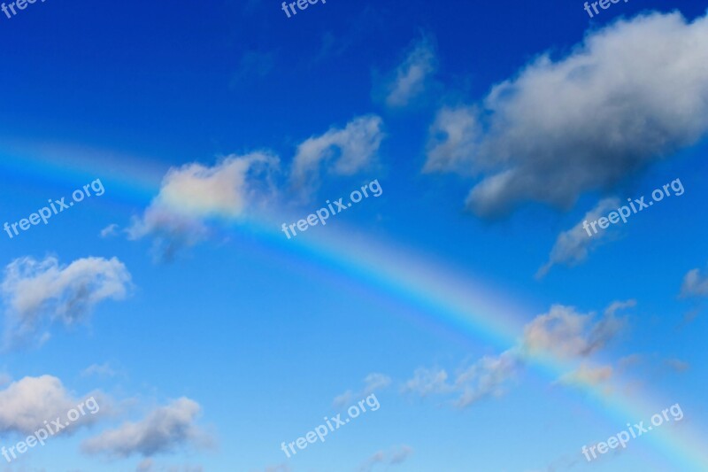 Rainbow Sky Spectrum Arch Segment