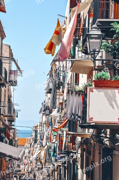 Naples Street Wash City Italy