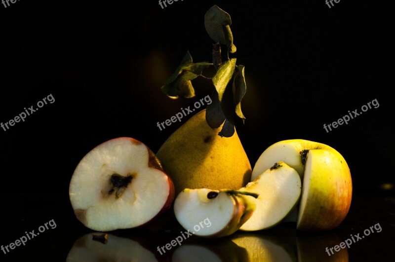 Apple Fruit Healthy Vitamins Garden