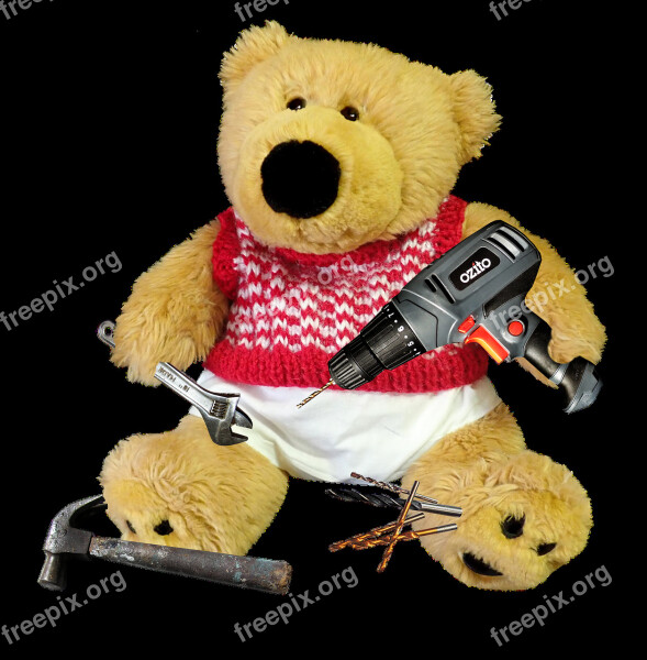 Teddy Bear Toy Cute Tools