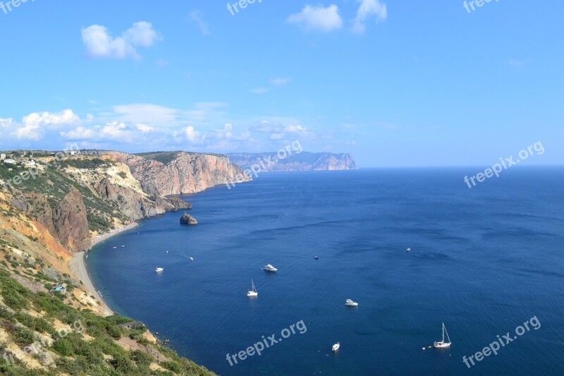 Crimea Sevastopol Fiolent Nature Sea