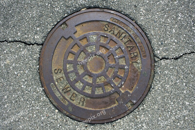 Manhole Manhole Cover Road Metal Drainage