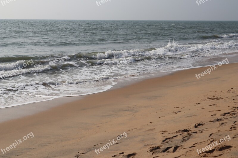 Sea Waves Beach Sand Free Photos