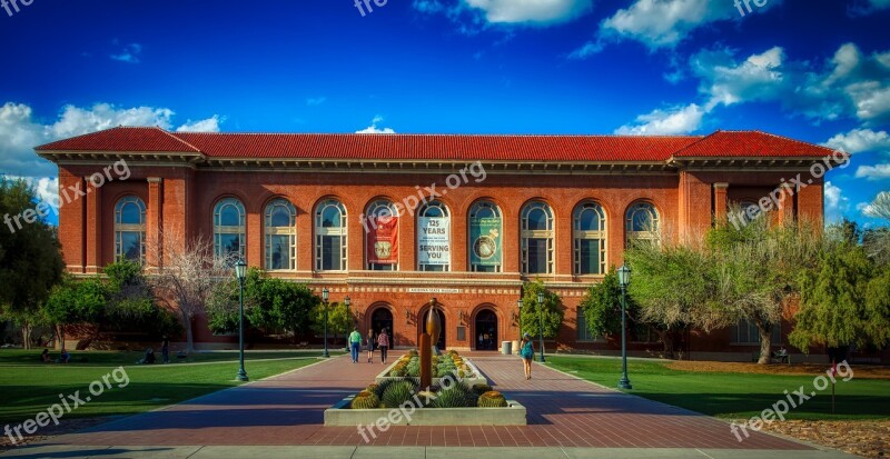 University Of Arizona Tucson America Panorama Landscape