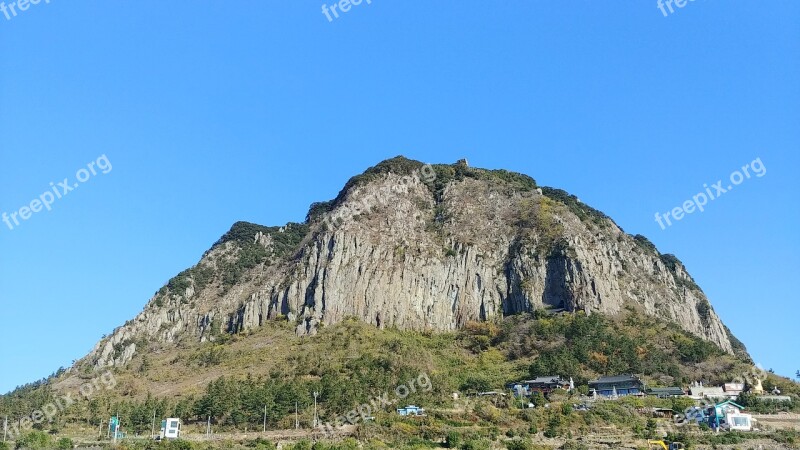 Sky Mountain Nature Landscape Scenery